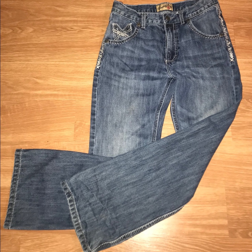 BOYS WRANGLER 20X Sz 14 Regular Jeans